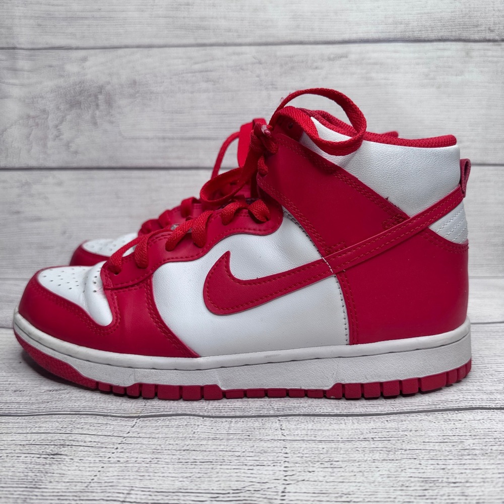 Nike Dunk High GS University Red White DB2179-106 Mens 7Y Size 7